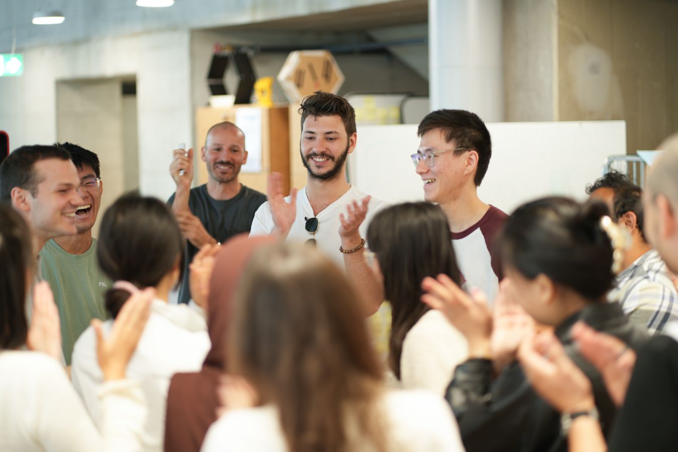 Innovators Camp participants applauding